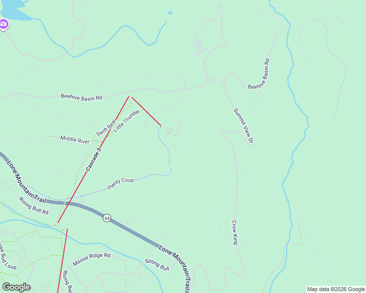 map of restaurants, bars, coffee shops, grocery stores, and more near Little Thunder in GALLATIN GATEWAY