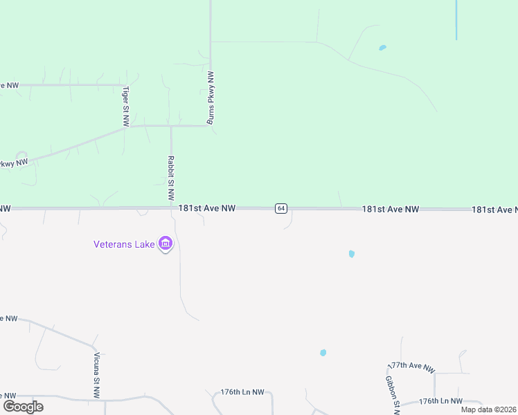 map of restaurants, bars, coffee shops, grocery stores, and more near 8557 County Road 64 in Ramsey