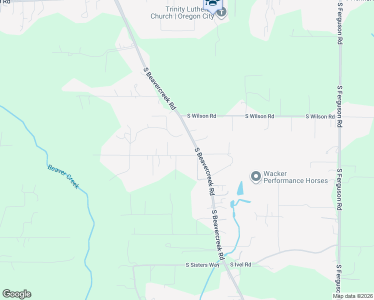 map of restaurants, bars, coffee shops, grocery stores, and more near 15917 South Lammer Road in Oregon City