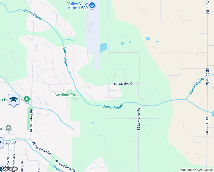 map of restaurants, bars, coffee shops, grocery stores, and more near 1615 Northeast Cascadia Ridge Drive in Estacada