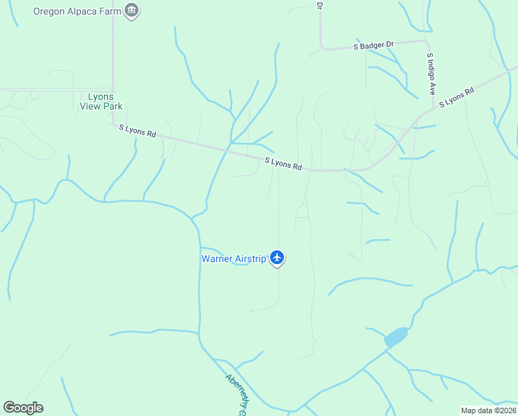 map of restaurants, bars, coffee shops, grocery stores, and more near 18964 South Lyons Road in Oregon City