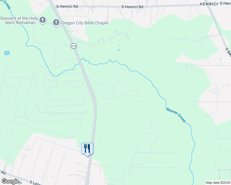 map of restaurants, bars, coffee shops, grocery stores, and more near 21071 South Mossy Rock Court in Oregon City