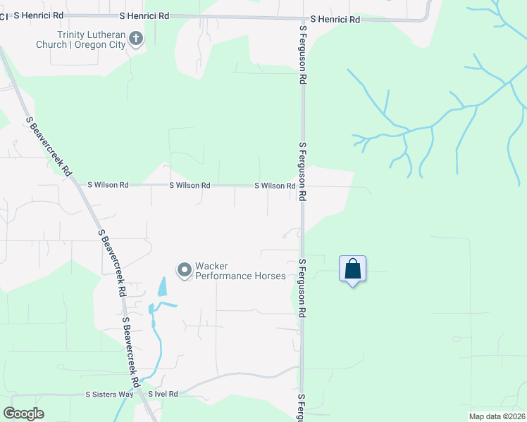 map of restaurants, bars, coffee shops, grocery stores, and more near 21061 South Wilson Court in Oregon City