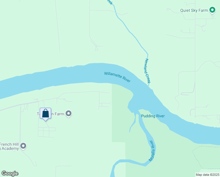 map of restaurants, bars, coffee shops, grocery stores, and more near 16365 Northeast Eilers Road in Aurora