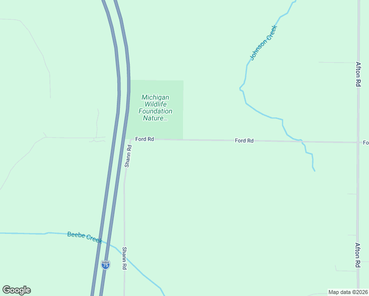 map of restaurants, bars, coffee shops, grocery stores, and more near 4543 Ford Road in Wolverine