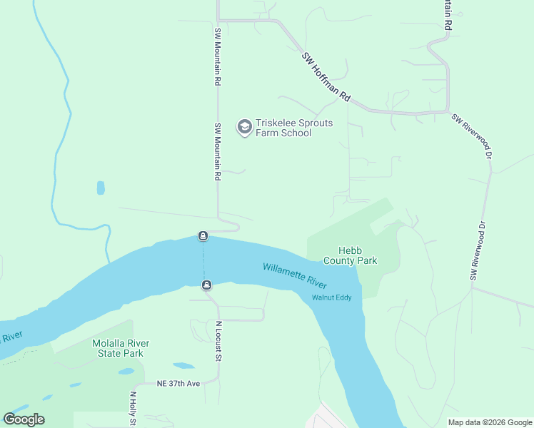 map of restaurants, bars, coffee shops, grocery stores, and more near 30100 Southwest Mountain Road in West Linn