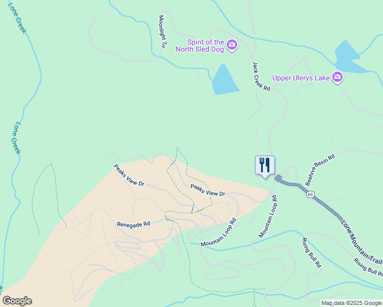 map of restaurants, bars, coffee shops, grocery stores, and more near Saddle Ridge in Gallatin Gateway