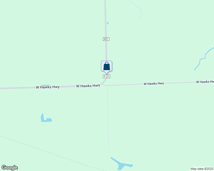 map of restaurants, bars, coffee shops, grocery stores, and more near 2500 West Hawks Highway in Hawks