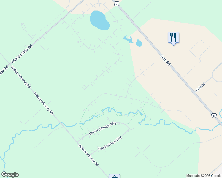 map of restaurants, bars, coffee shops, grocery stores, and more near 234 Cyd Street in Ottawa