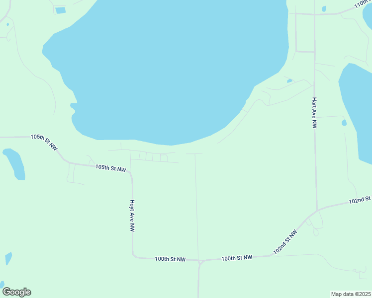 map of restaurants, bars, coffee shops, grocery stores, and more near 7514 106th Street Northwest in Maple Lake