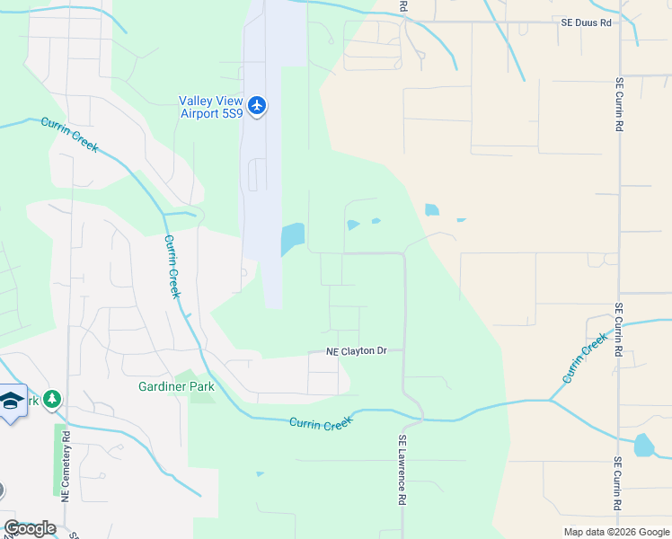 map of restaurants, bars, coffee shops, grocery stores, and more near 1595 Northeast Wiley Lane in Gresham