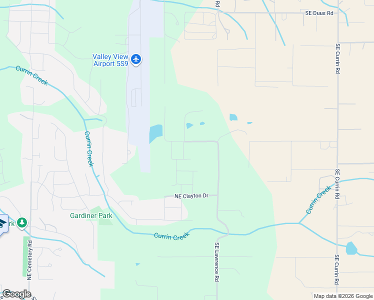 map of restaurants, bars, coffee shops, grocery stores, and more near 1592 Northeast Wiley Lane in Gresham