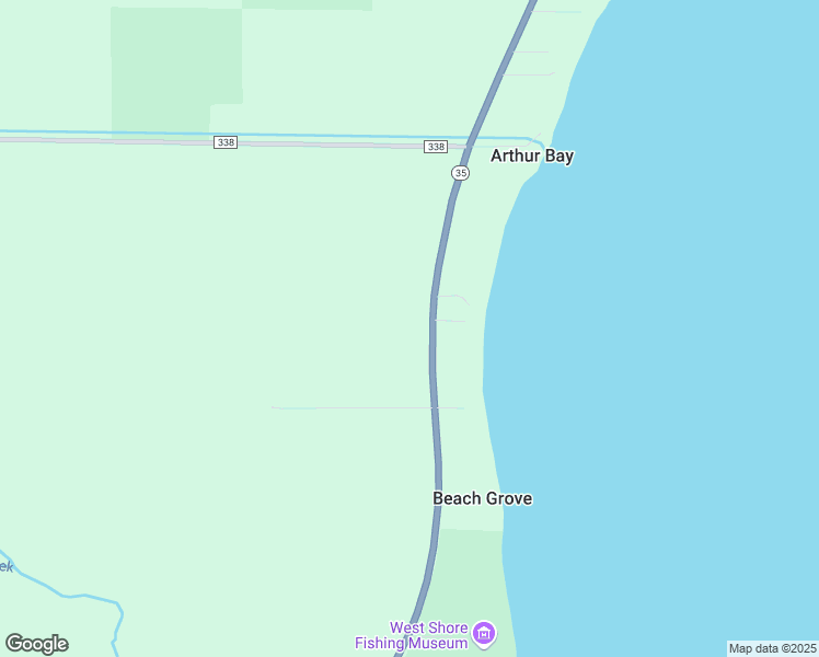 map of restaurants, bars, coffee shops, grocery stores, and more near N5361 Michigan 35 in Menominee