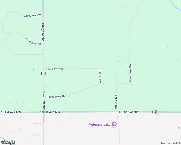 map of restaurants, bars, coffee shops, grocery stores, and more near 8860 184th Avenue Northwest in Elk River
