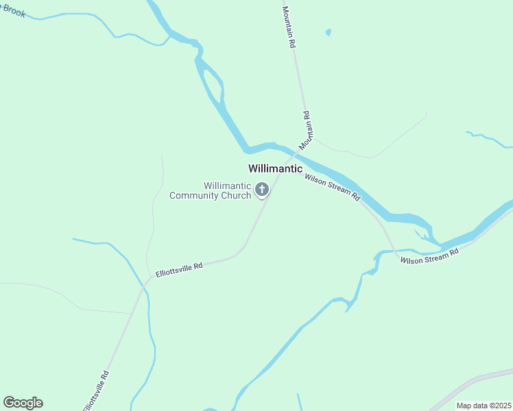 map of restaurants, bars, coffee shops, grocery stores, and more near 2373 Elliottsville Road in Willimantic