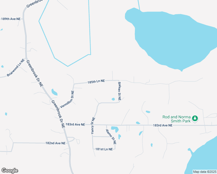 map of restaurants, bars, coffee shops, grocery stores, and more near 2728 185th Lane Northeast in Wyoming