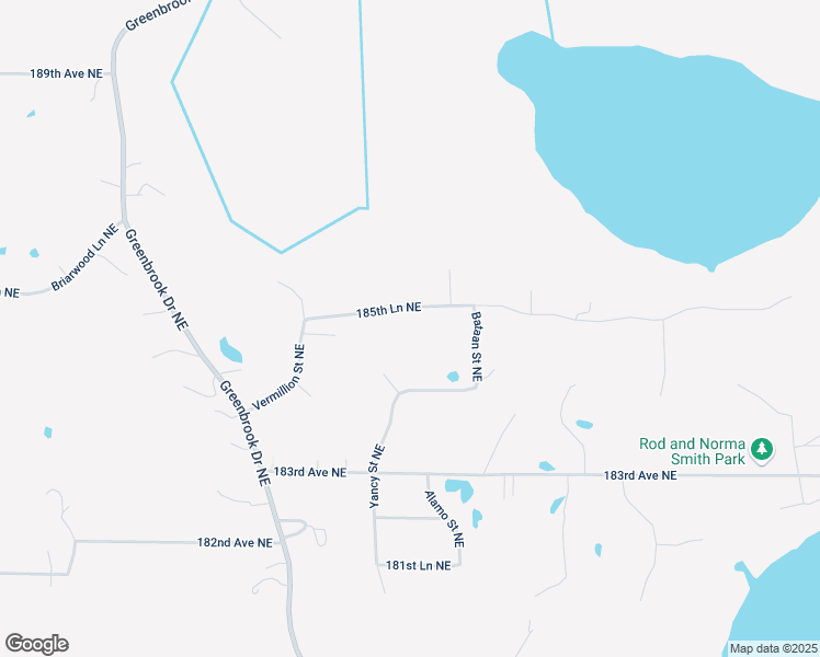 map of restaurants, bars, coffee shops, grocery stores, and more near 2728 185th Lane Northeast in Wyoming