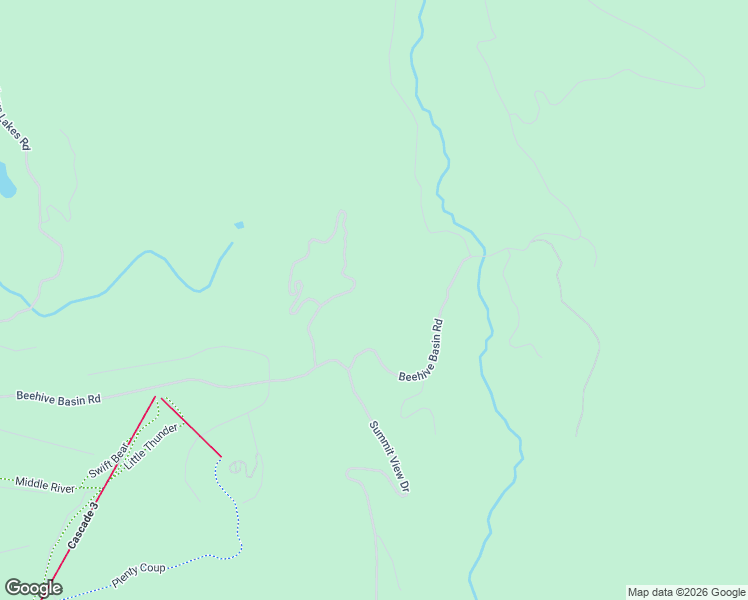 map of restaurants, bars, coffee shops, grocery stores, and more near 20 Ridgeview Loop Road in Big Sky
