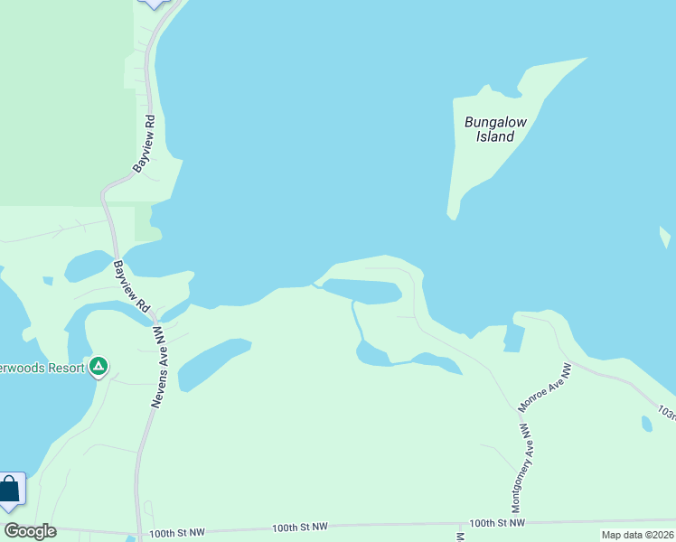 map of restaurants, bars, coffee shops, grocery stores, and more near 10604 Montgomery Avenue Northwest in Annandale