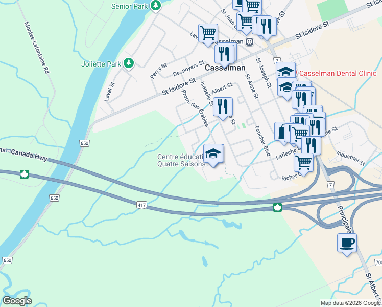 653 Des Place, Casselman ON Walk Score