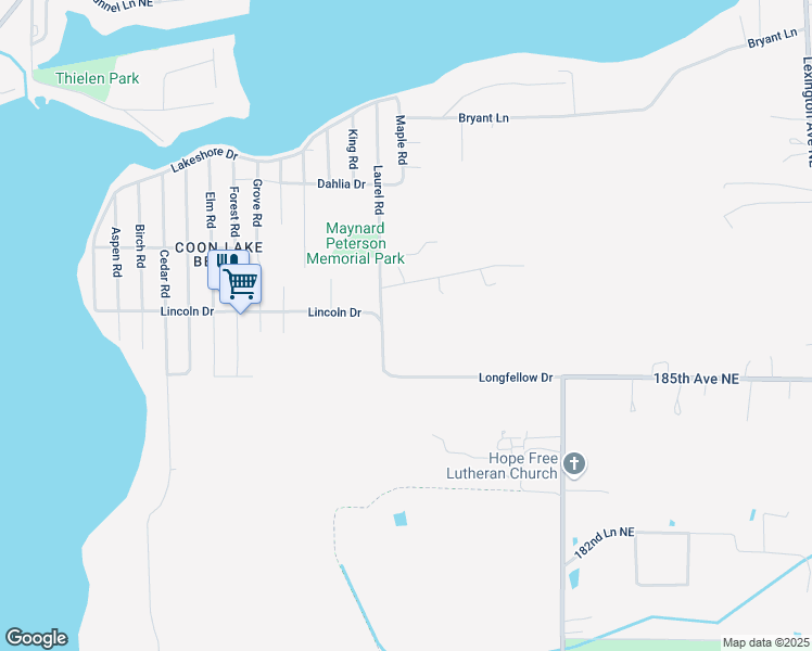 map of restaurants, bars, coffee shops, grocery stores, and more near 336 Laurel Road in Wyoming