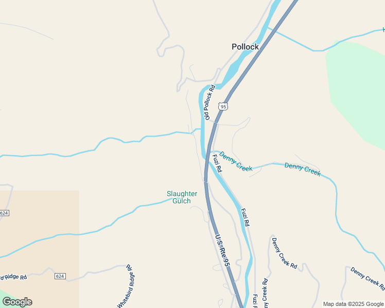 map of restaurants, bars, coffee shops, grocery stores, and more near 123 Ranny Road in Pollock
