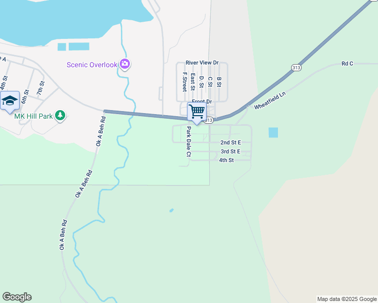 map of restaurants, bars, coffee shops, grocery stores, and more near 21 Park Dale Court in Fort Smith