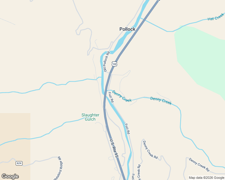 map of restaurants, bars, coffee shops, grocery stores, and more near 230 Fuzi Road in Pollock