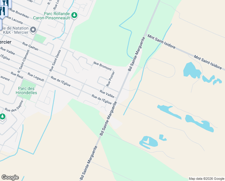 map of restaurants, bars, coffee shops, grocery stores, and more near 14 Rue Dumouchel in Mercier