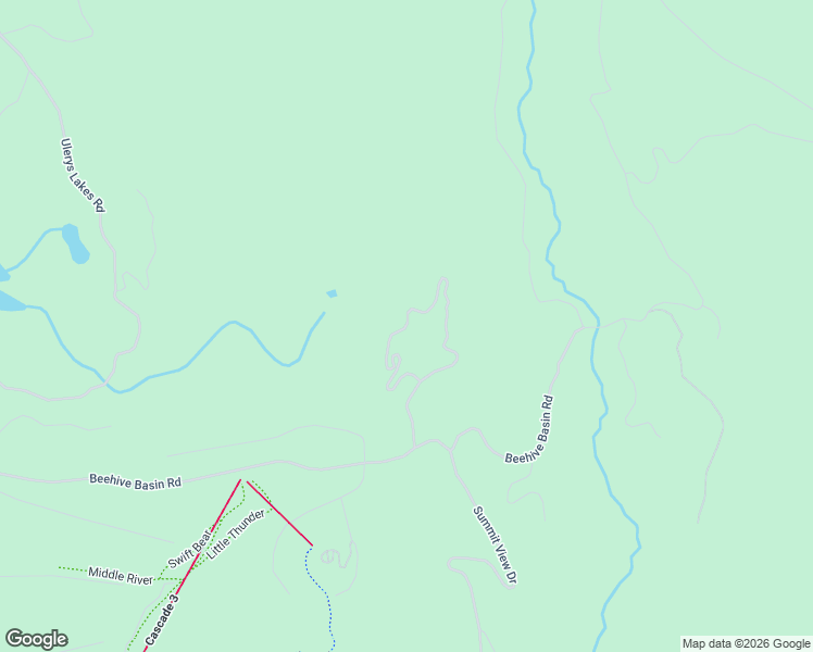 map of restaurants, bars, coffee shops, grocery stores, and more near Beehive Basin Loop in Big Sky