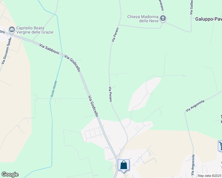 map of restaurants, bars, coffee shops, grocery stores, and more near 56 Via Peraro in Provincia di Vicenza