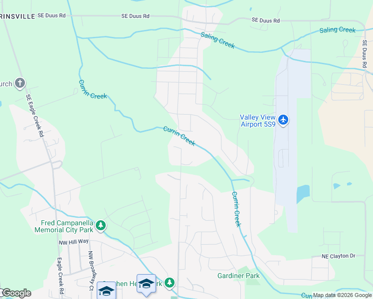 map of restaurants, bars, coffee shops, grocery stores, and more near 799 Cemetery Road in Estacada