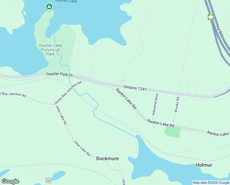 map of restaurants, bars, coffee shops, grocery stores, and more near 3 Rankin Lake Road in Parry Sound