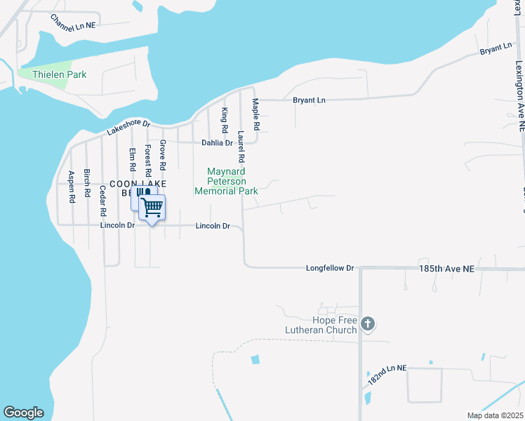 map of restaurants, bars, coffee shops, grocery stores, and more near 336 Laurel Road in Wyoming