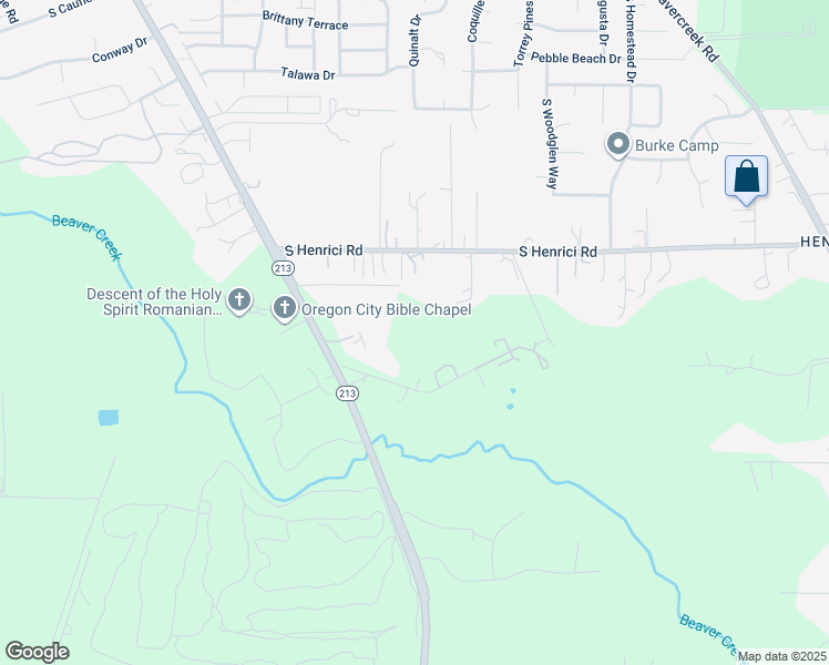 map of restaurants, bars, coffee shops, grocery stores, and more near 14747 South Quail Crest Lane in Oregon City