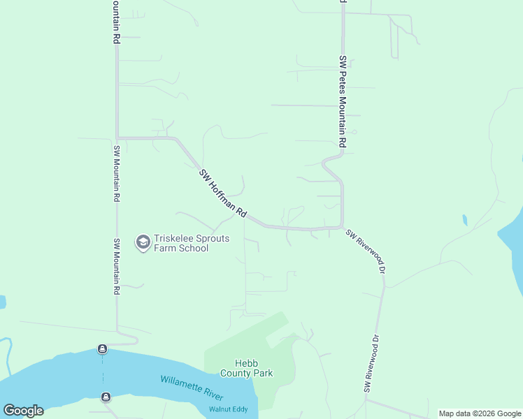 map of restaurants, bars, coffee shops, grocery stores, and more near 505 Southwest Hoffman Road in West Linn