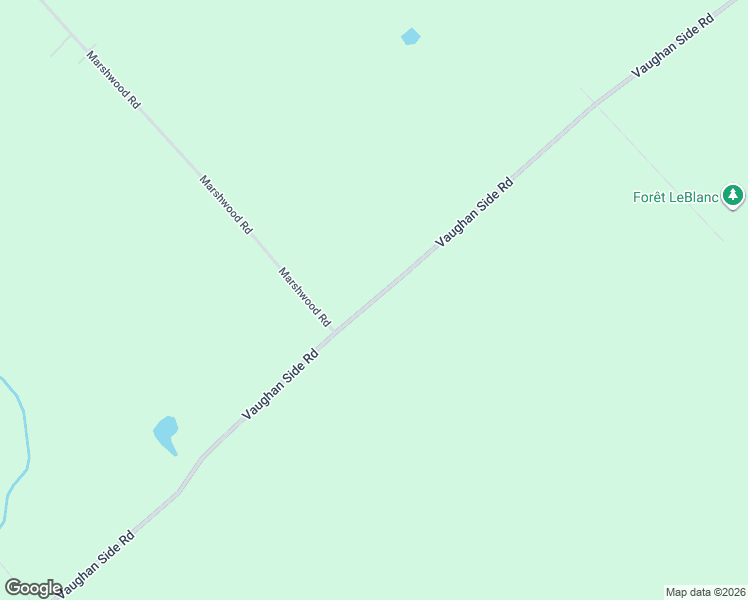 map of restaurants, bars, coffee shops, grocery stores, and more near Vaughan Side Road in Ottawa