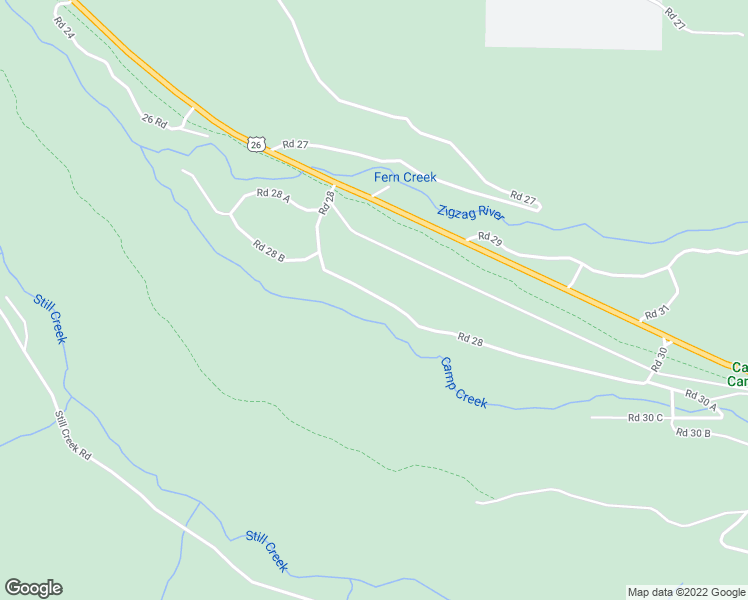map of restaurants, bars, coffee shops, grocery stores, and more near 42 Road 28 in Rhododendron