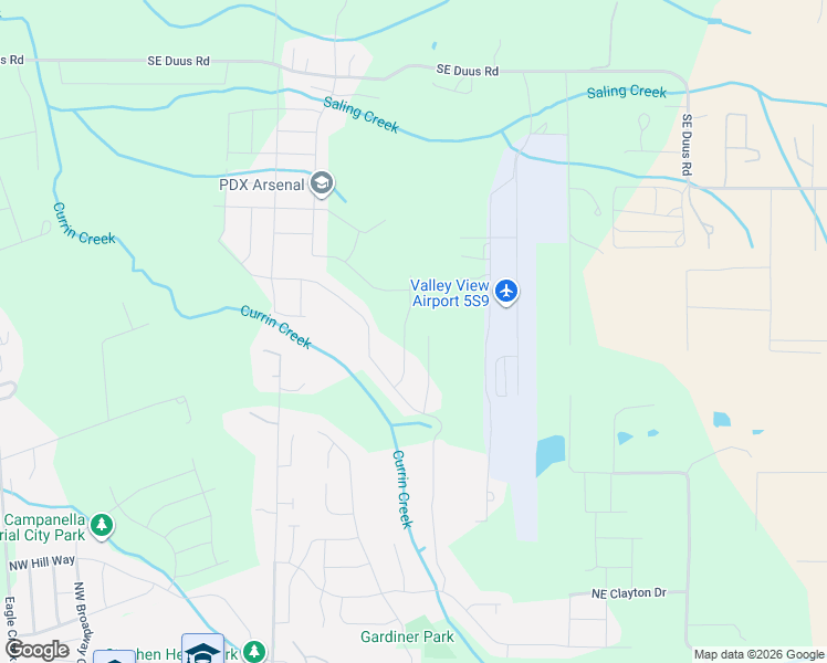 map of restaurants, bars, coffee shops, grocery stores, and more near 2190 Northeast Singer Lane in Estacada