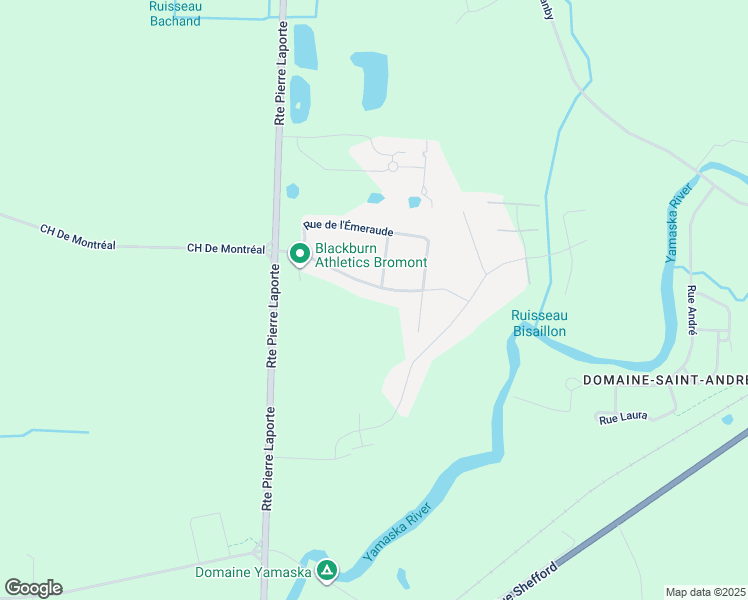 map of restaurants, bars, coffee shops, grocery stores, and more near 85 Rue du Diamant in Bromont