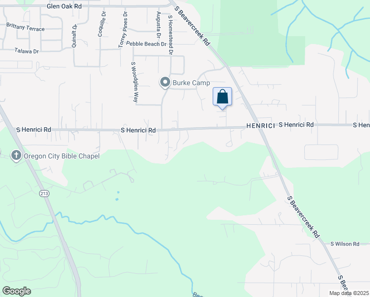 map of restaurants, bars, coffee shops, grocery stores, and more near 15232 South Henrici Road in Oregon City