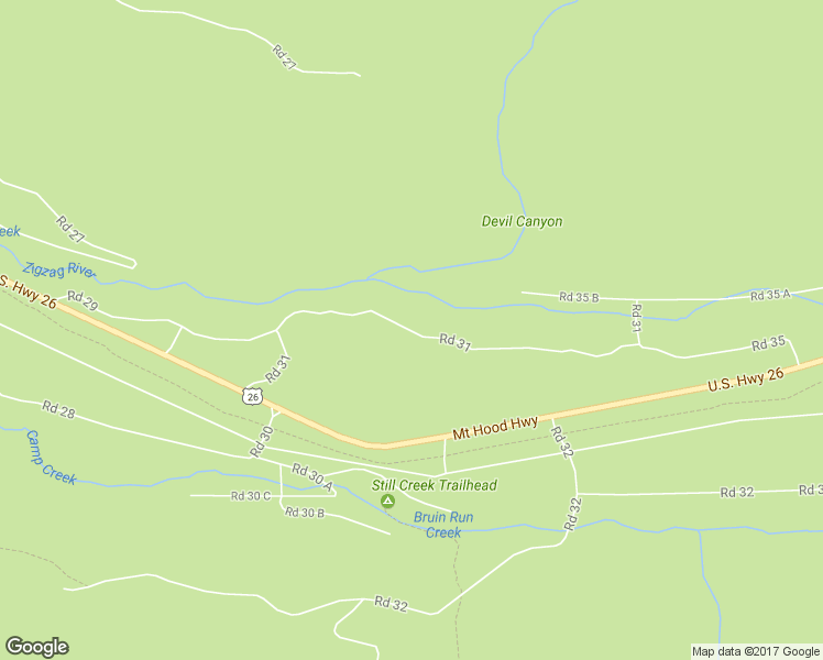 map of restaurants, bars, coffee shops, grocery stores, and more near Road 31 in Rhododendron