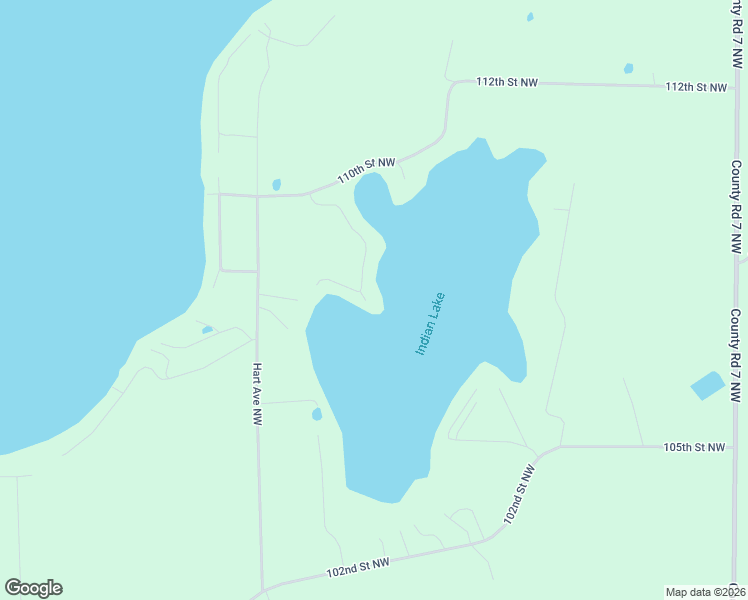 map of restaurants, bars, coffee shops, grocery stores, and more near 10824 Gulden Avenue Northwest in Maple Lake