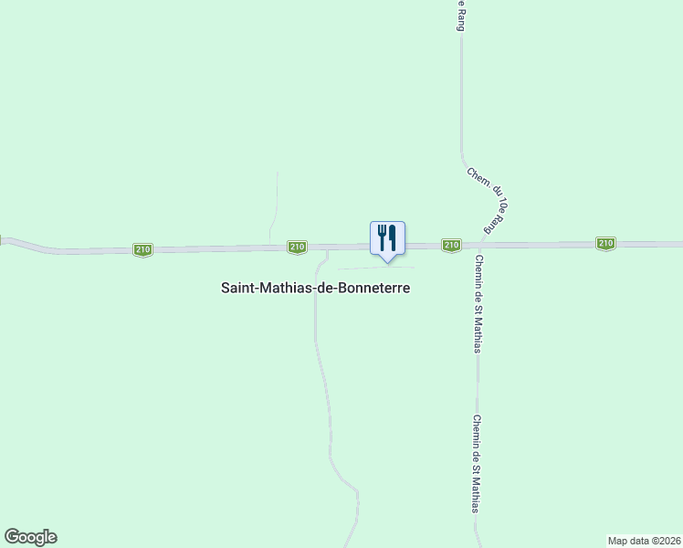 map of restaurants, bars, coffee shops, grocery stores, and more near 141 Rue Cure Mauger in Saint-Isidore-de-Clifton