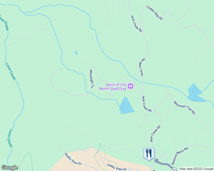 map of restaurants, bars, coffee shops, grocery stores, and more near Madison Road in Gallatin Gateway
