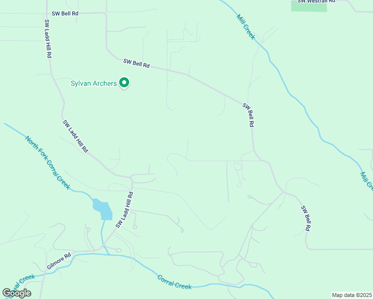 map of restaurants, bars, coffee shops, grocery stores, and more near 14600 Southwest Bell Road in Sherwood