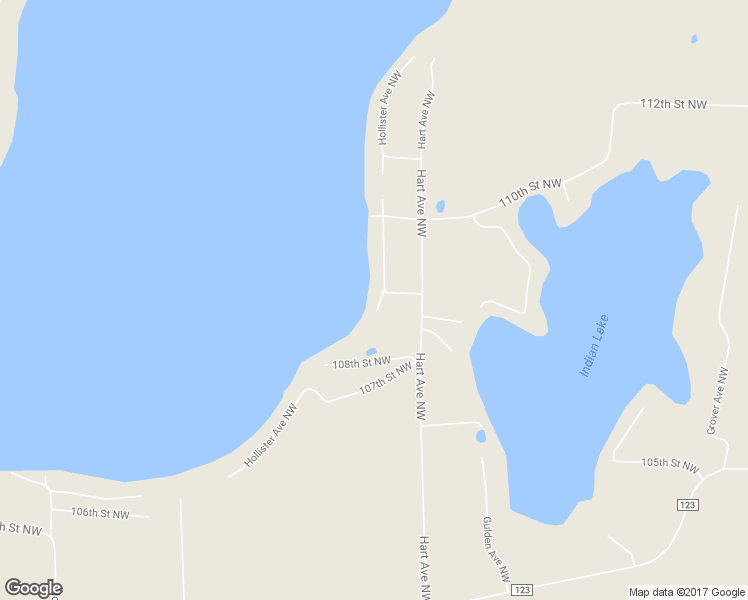 map of restaurants, bars, coffee shops, grocery stores, and more near 10829 Hollister Avenue Northwest in Maple Lake