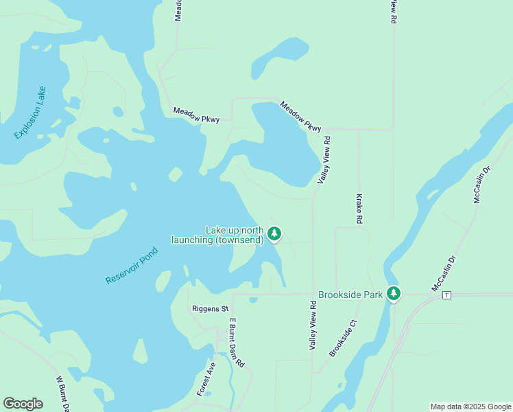 map of restaurants, bars, coffee shops, grocery stores, and more near 17343 Lakeview Lane in Townsend