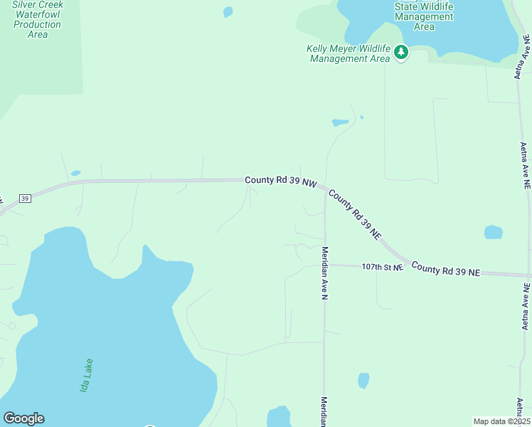 map of restaurants, bars, coffee shops, grocery stores, and more near 245 County Road 39 Northwest in Monticello