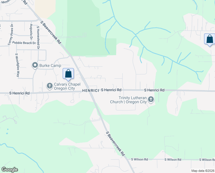 map of restaurants, bars, coffee shops, grocery stores, and more near 20418 South Beavercreek Road in Oregon City